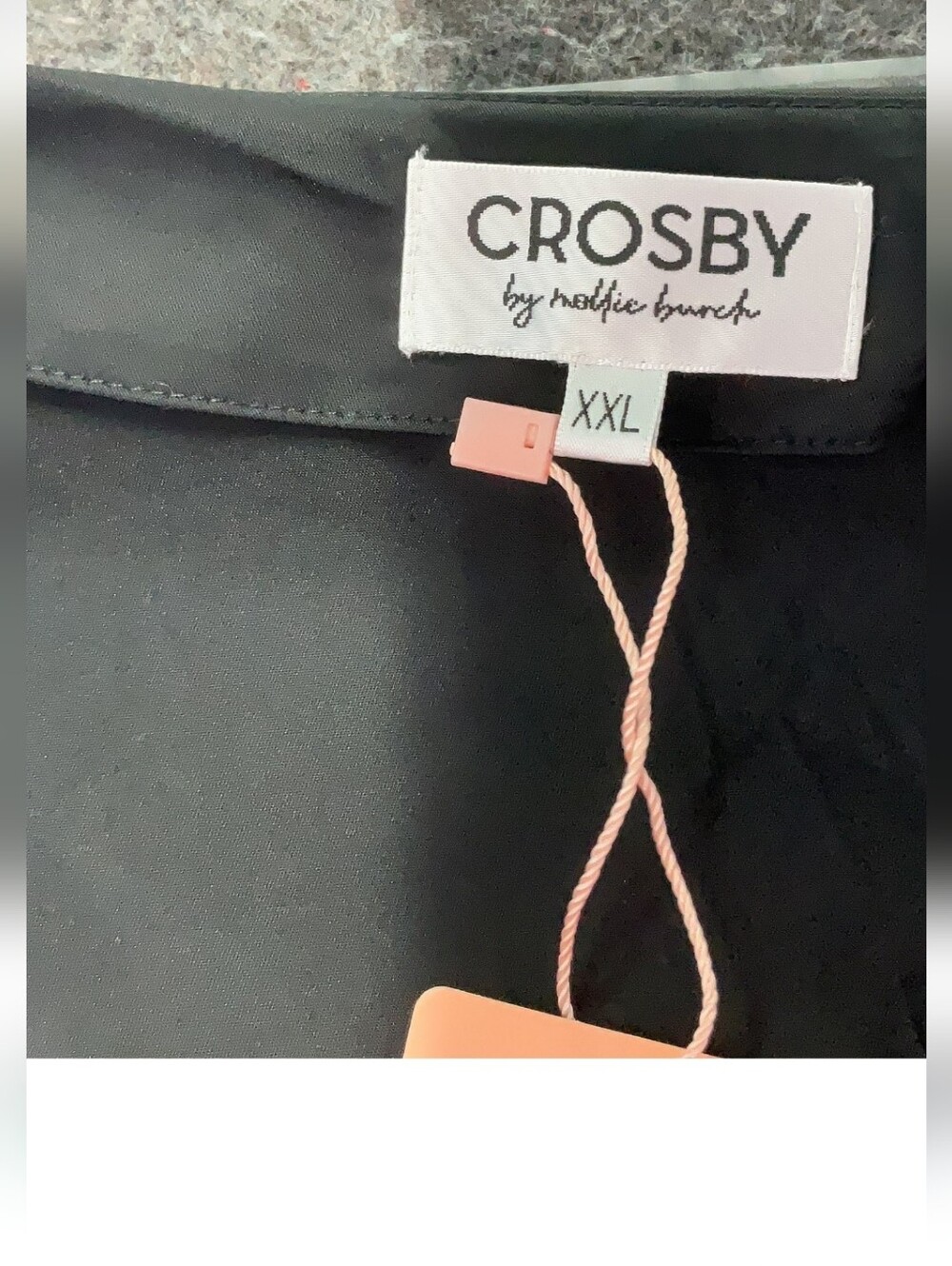 Crosby By Mollie Burch Emerson Colorblock Midi Dress in Black, Lilac & Green - Picture 7 of 9